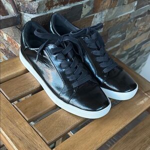 Katy Perry Collections “The Rizzo” Black Leather Sneakers Women’s 9M